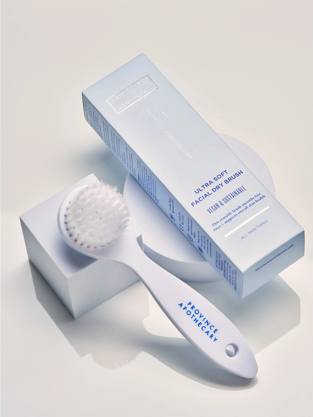 Province Apothecary Facial Dry Brush NIB Vegan Clean Beauty
